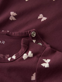 NAME IT Body Vandora Burgundy Bow